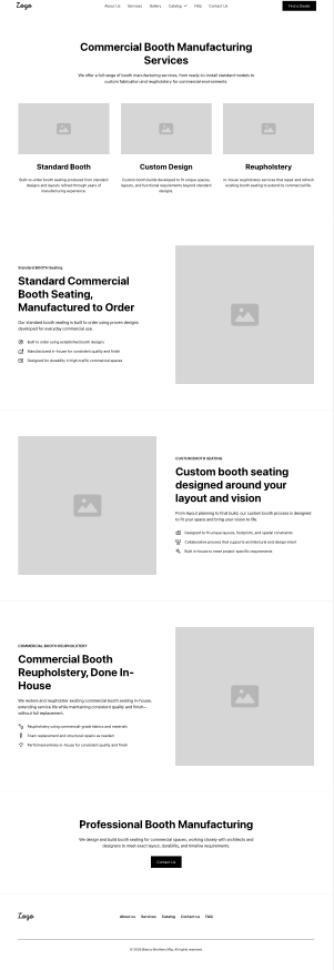 Bianco Brothers wireframe exploration 5
